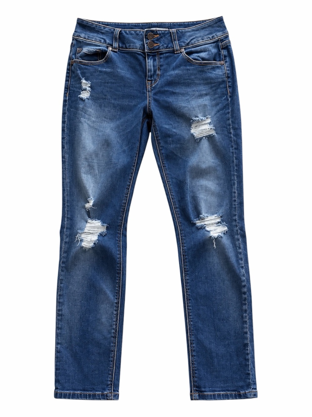 Refuge Distressed Blue Slim Jeans | 26” Inseam